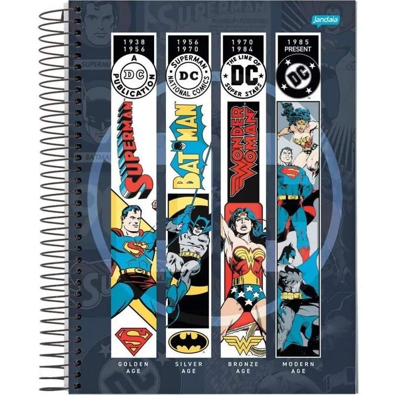 CADERNO 1X1 C.D. DC COMIC